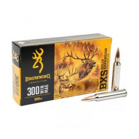 Cartouches Browning BXS 180 gr - Cal. 300 Win