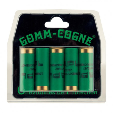 Cartouches de chevrotines caoutchouc Sapl gomm-cogne - Cal. 16/67