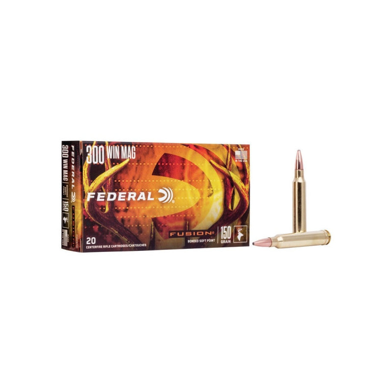 Cartouches Fédéral Fusion - Cal. 22-250 Rem