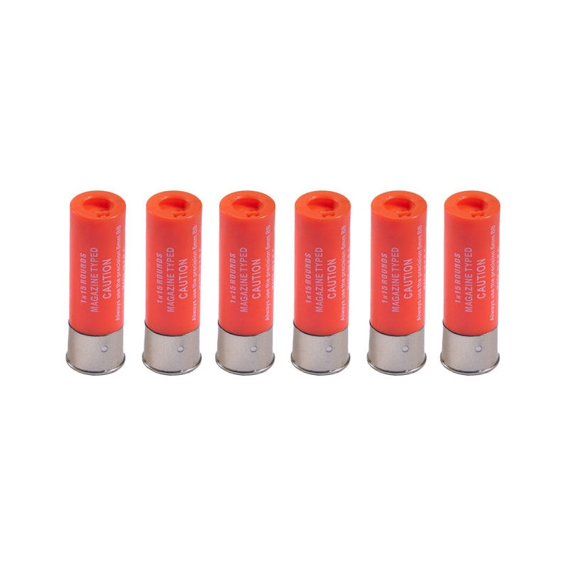 Cartouches Fusil à Pompe 15BBS S&T 6PCS