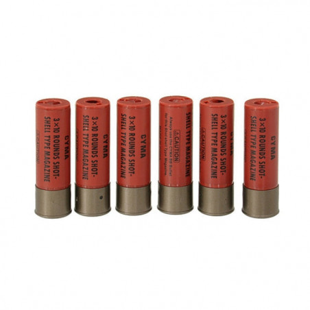 Cartouches Fusil à Pompe 15BBS S&T 6PCS