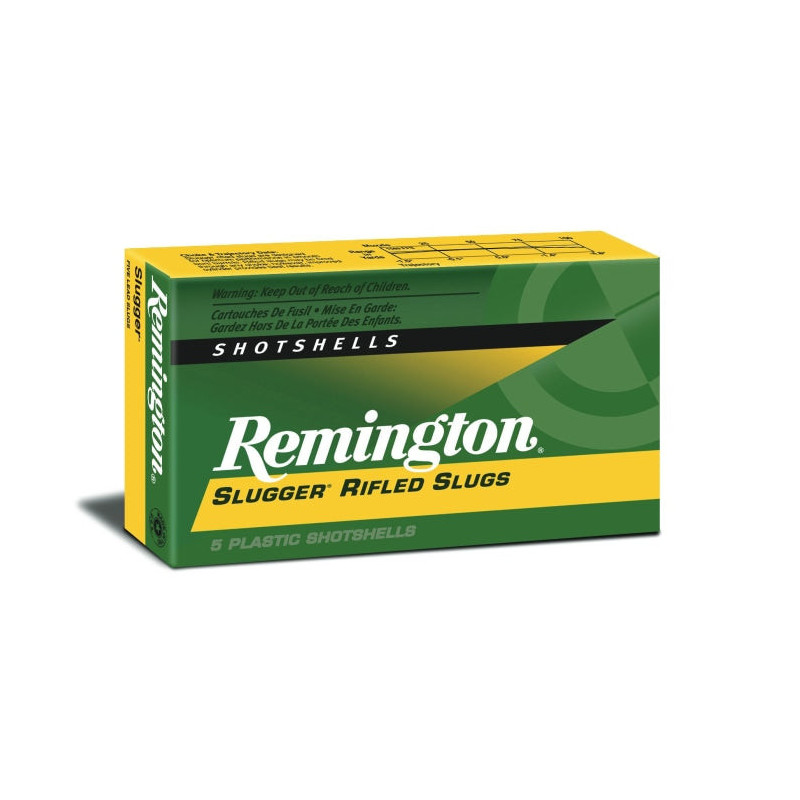 Cartouches Remington Slugger 28,5 Grains - Cal. 12/70 s/Mag