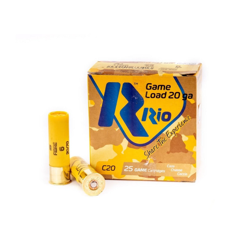 Cartouches Rio Game Load 25 BJ PB7 - Cal. 20/70