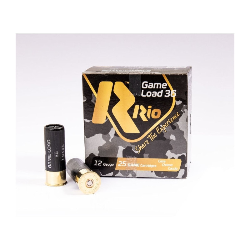 Cartouches RIO Game Load 36 BJ - Cal.12/70
