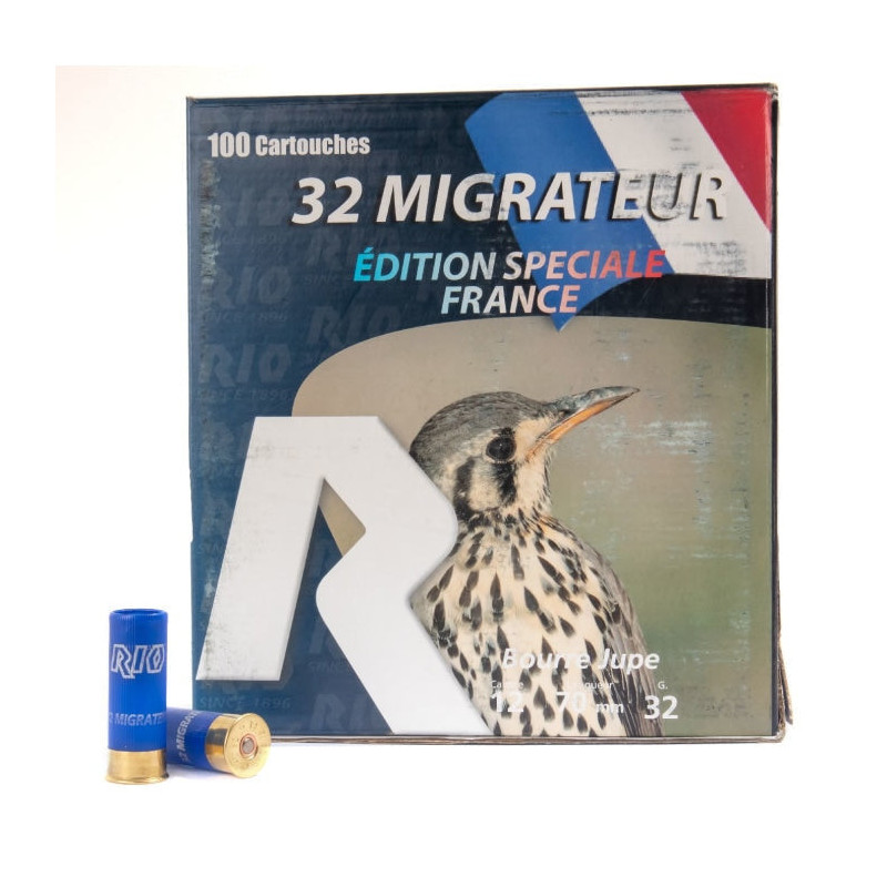 Cartouches RIO Pack Migrateur - 32 BJ - Cal.12/70