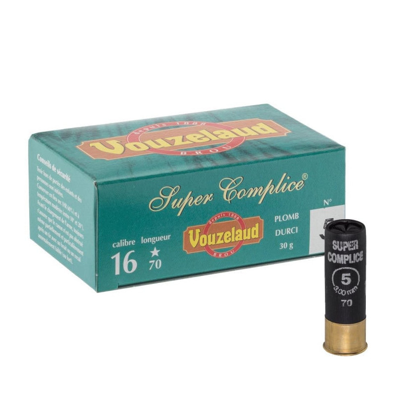 Cartouches Vouzelaud Super Complice 70 - Cal. 16/70