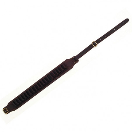 Cartouchière - Colombi Sports Cuir vieilli - 20 tubes