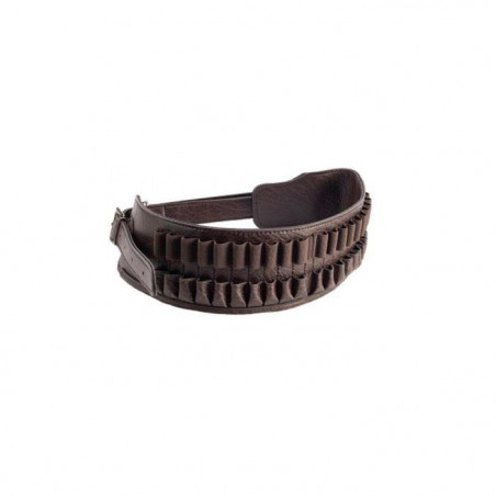Cartouchière Januel en tissu simili cuir pour carabine