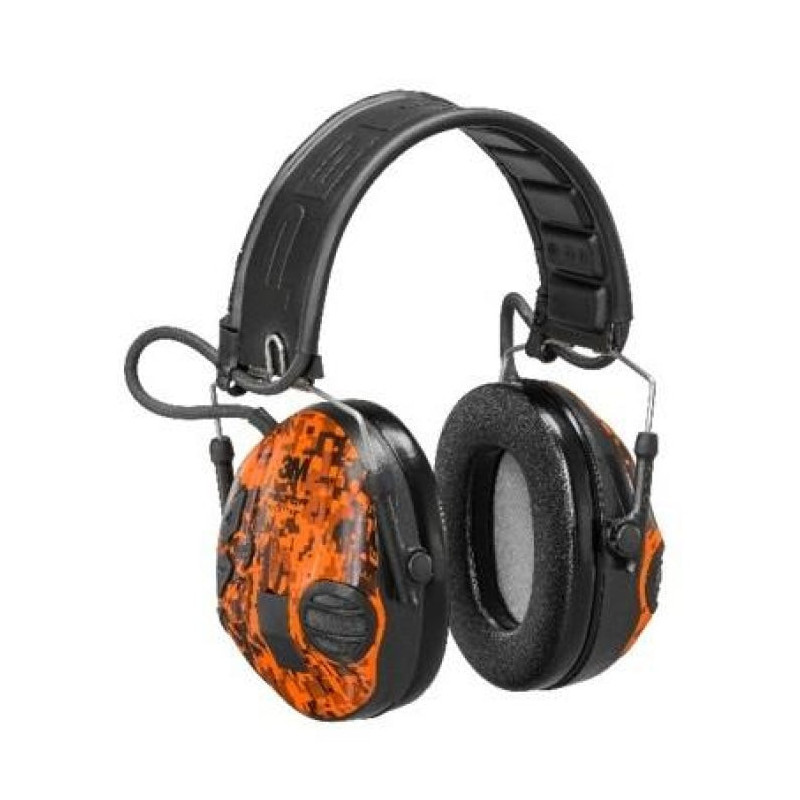 Casque Cabot Aero Peltor Sport Tac Coquilles vert/Orange Digital Camo