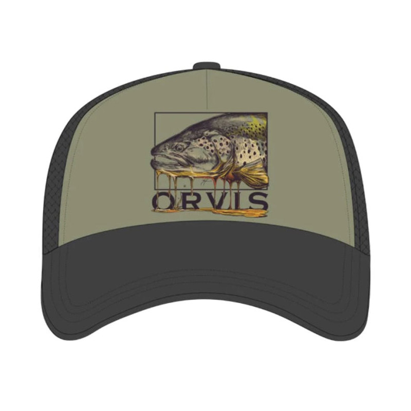 Casquette Orvis Dripping Trout Trucker
