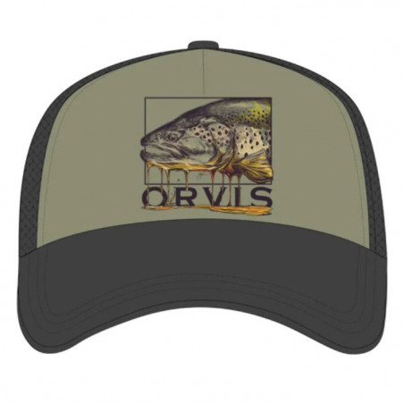 Casquette Orvis Dripping Trout Trucker