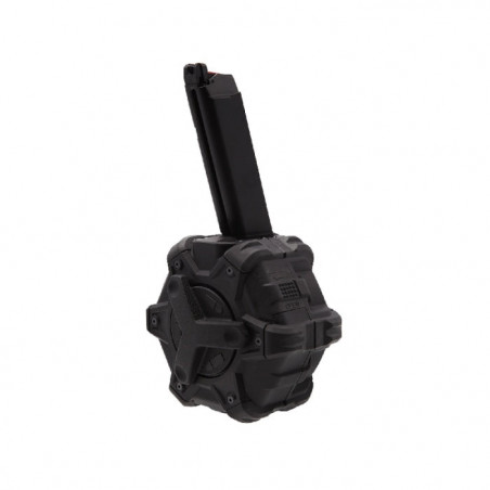 Chargeur arme de poing AW Customs Drum AWCustom VX7 & VX9 standard Noir