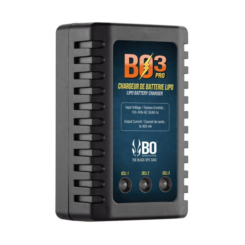 Chargeur de batterie BO3 LiPo 7,4V et 11,1V