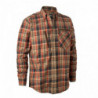 Chemise à carreaux DeerHunter Hektor Orange Check