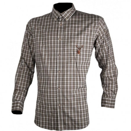 Chemise de chasse Broderie Cerf Somlys