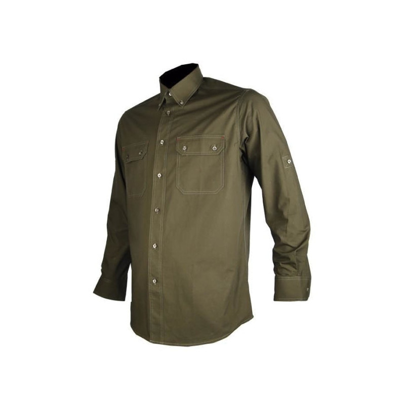 Chemise de chasse Coton Ripstop Transformable Somlys