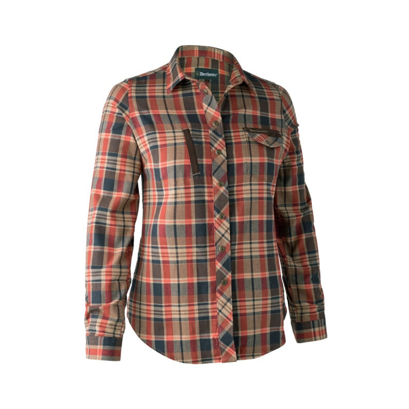 Chemise DeerHunter Lady Athena Orange Check