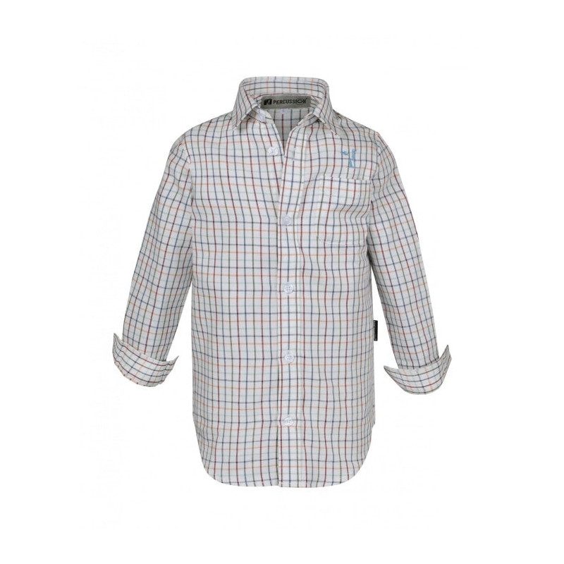 Chemise enfant Percussion petits carreaux