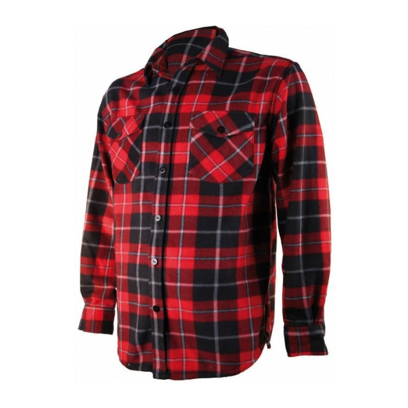 Chemise polaire Treeland à carreaux