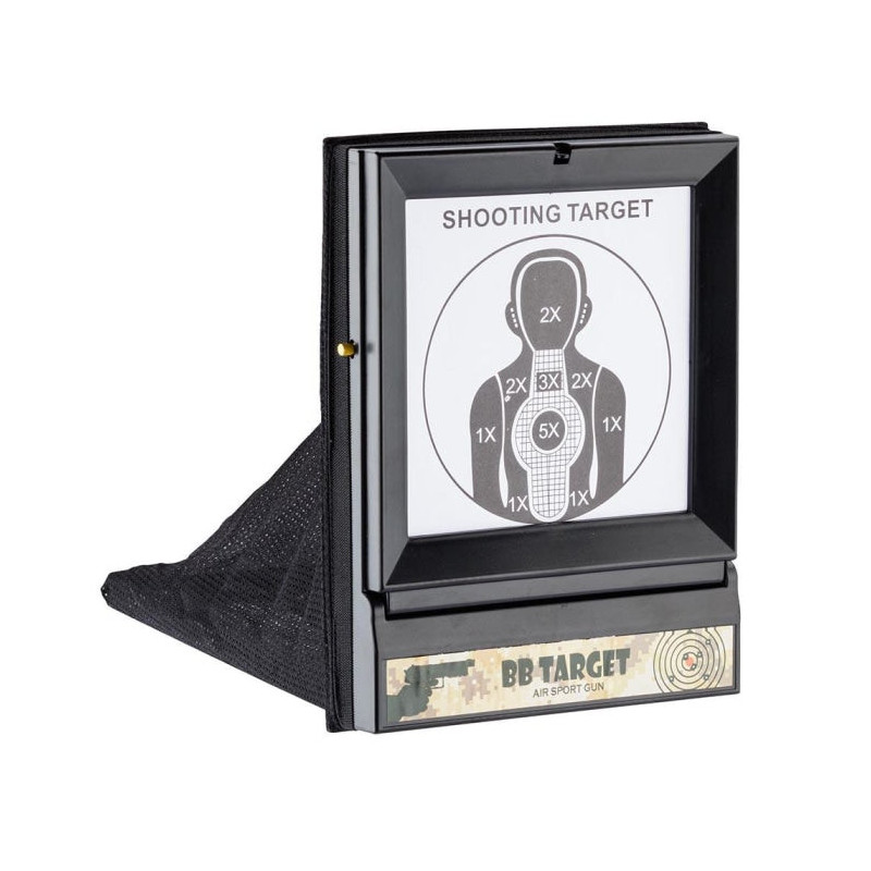 Cible filet BO Manufacture Airsoft bascule métal