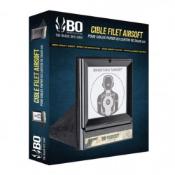 Cible filet BO Manufacture Airsoft bascule métal