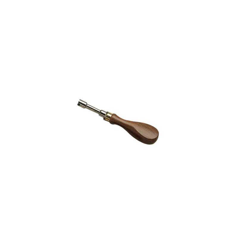 Clé à cheminée avec manche en bois Davide Pedersoli