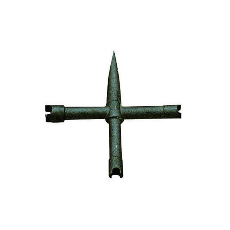 Clé démonte cheminée Davide Pedersoli cruciforme universelle