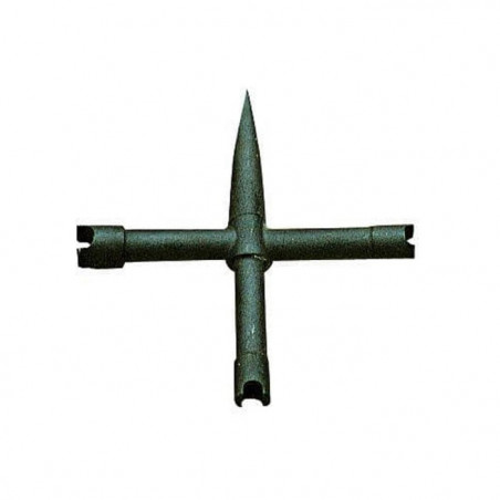 Clé démonte cheminée Davide Pedersoli cruciforme universelle