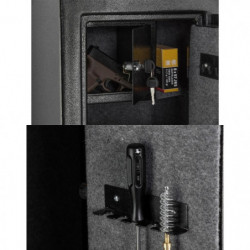 Coffre-fort Buffalo River Premium 7 armes à clef avec coffre interieur