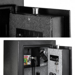 Coffre-fort Buffalo River Premium 7 armes à clef avec coffre interieur