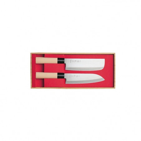 Coffret Couteau Sekiryu Nakiri & Santoku - 2pcs