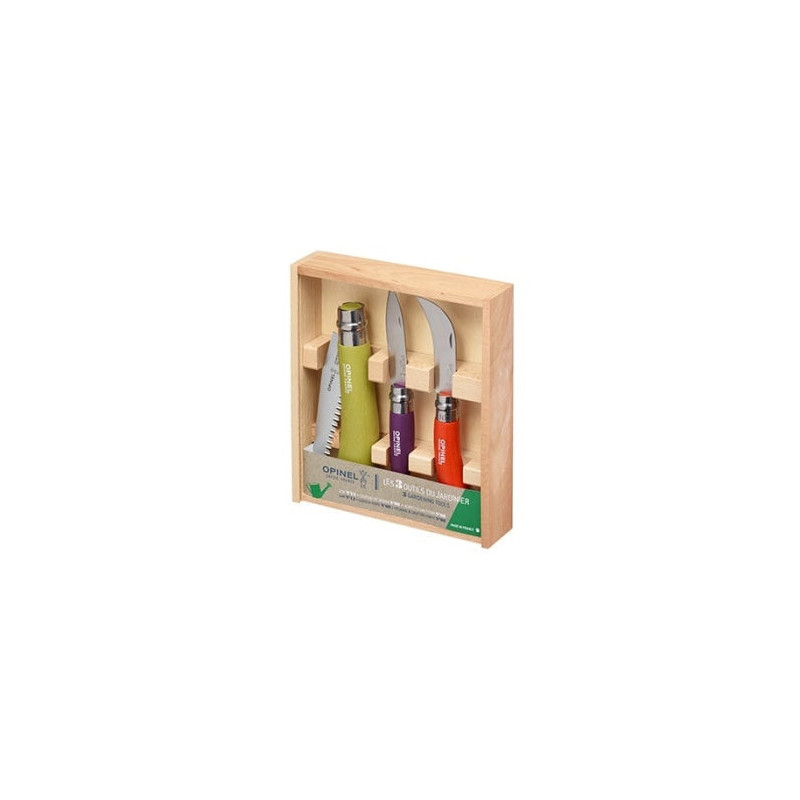 Coffret Couteaux du Jardinier Opinel Inox
