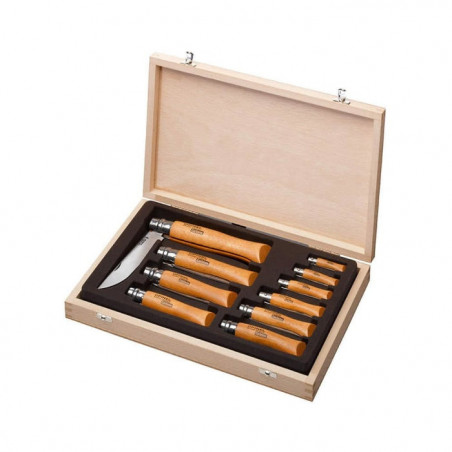 Coffret de 10 couteaux Opinel collection