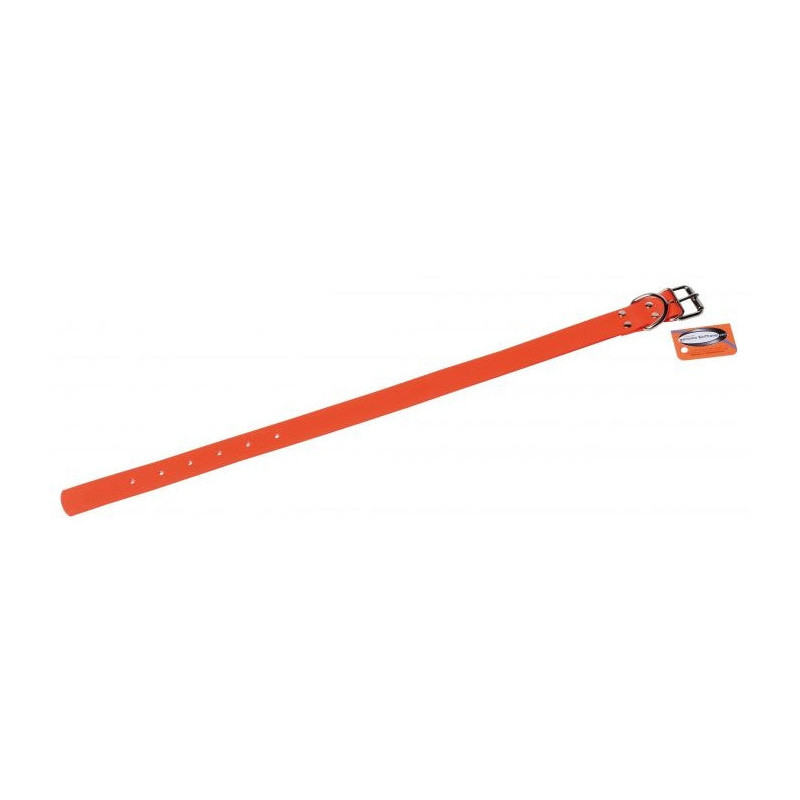 Collier Januel Orange Fluo Biothane