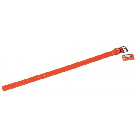 Collier Januel Orange Fluo Biothane