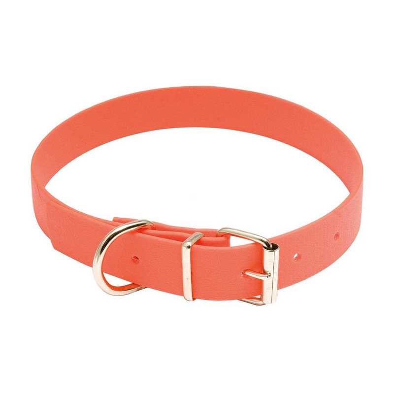 Collier pour chien Country Biothane orange fluo