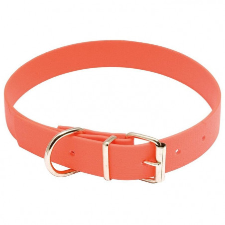 Collier pour chien Country Biothane orange fluo