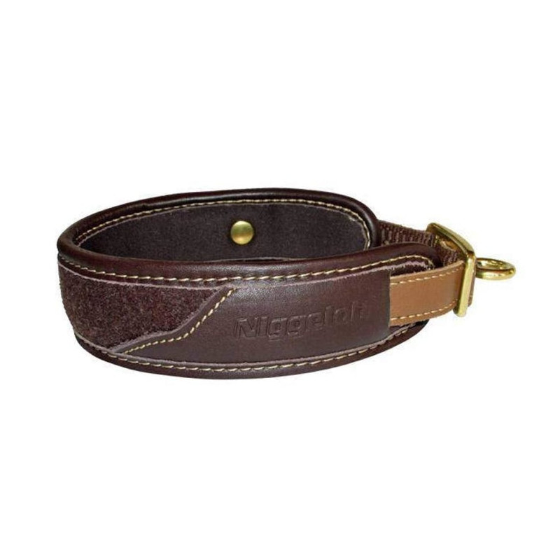 Collier pour chien Niggeloh Cuir loden