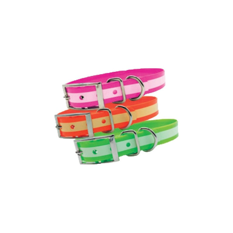 Collier pour chien phosphorescent Stepland - 45 ou 60cm