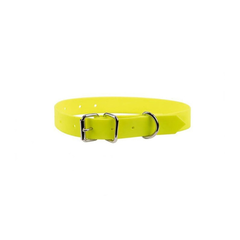 Collier pvc Januel jaune fluo