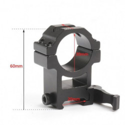 Colliers ChasseTir.com montage rapide 30 mm - Rail 21 mm