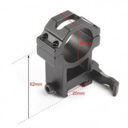 Colliers ChasseTir.com montage rapide 30 mm - Rail 21 mm
