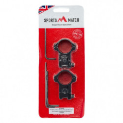 Colliers Sports Match ajustable diam. 25.4 mm pour rail de 11 mm profil Haut