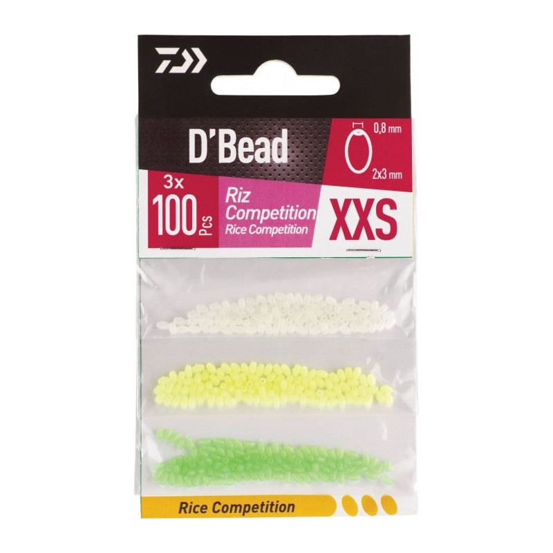 Combo Perles Riz Competition Daiwa D'Bead