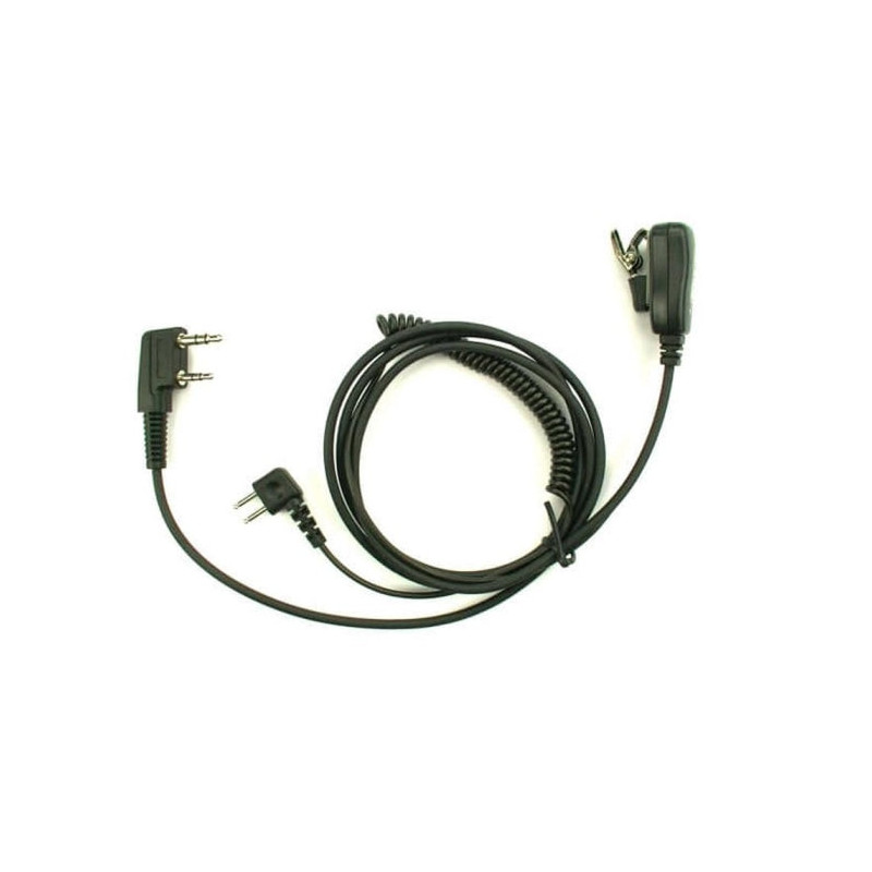 Cordon Waldberg pour Casque Anti-Bruit Compatible PELTOR avec Micro Switch P9