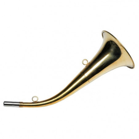 Corne à pavillon Januel en laiton - 40 cm