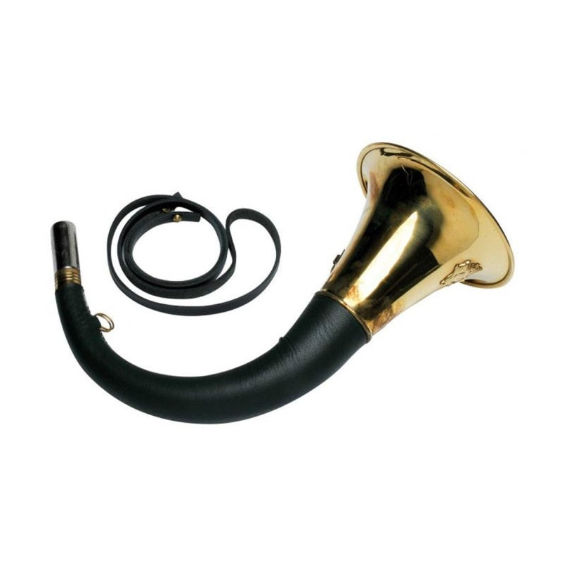 Corne Cintrée Januel en Laiton Gainée - 50 cm