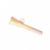 Corne plate en laiton Stepland 12 cm