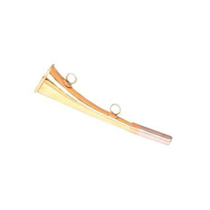 Corne plate en laiton Stepland 25 cm