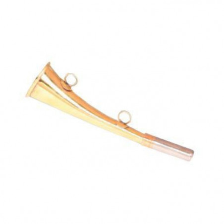 Corne plate en laiton Stepland 25 cm